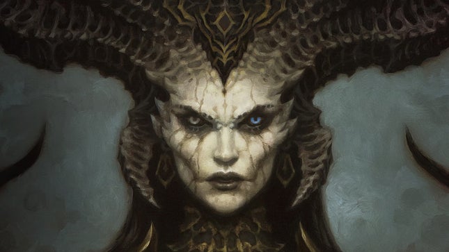 Ein malerisches Diablo IV-Bild von Lilith. 